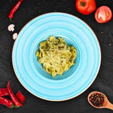 Pesto Soslu Fettucini